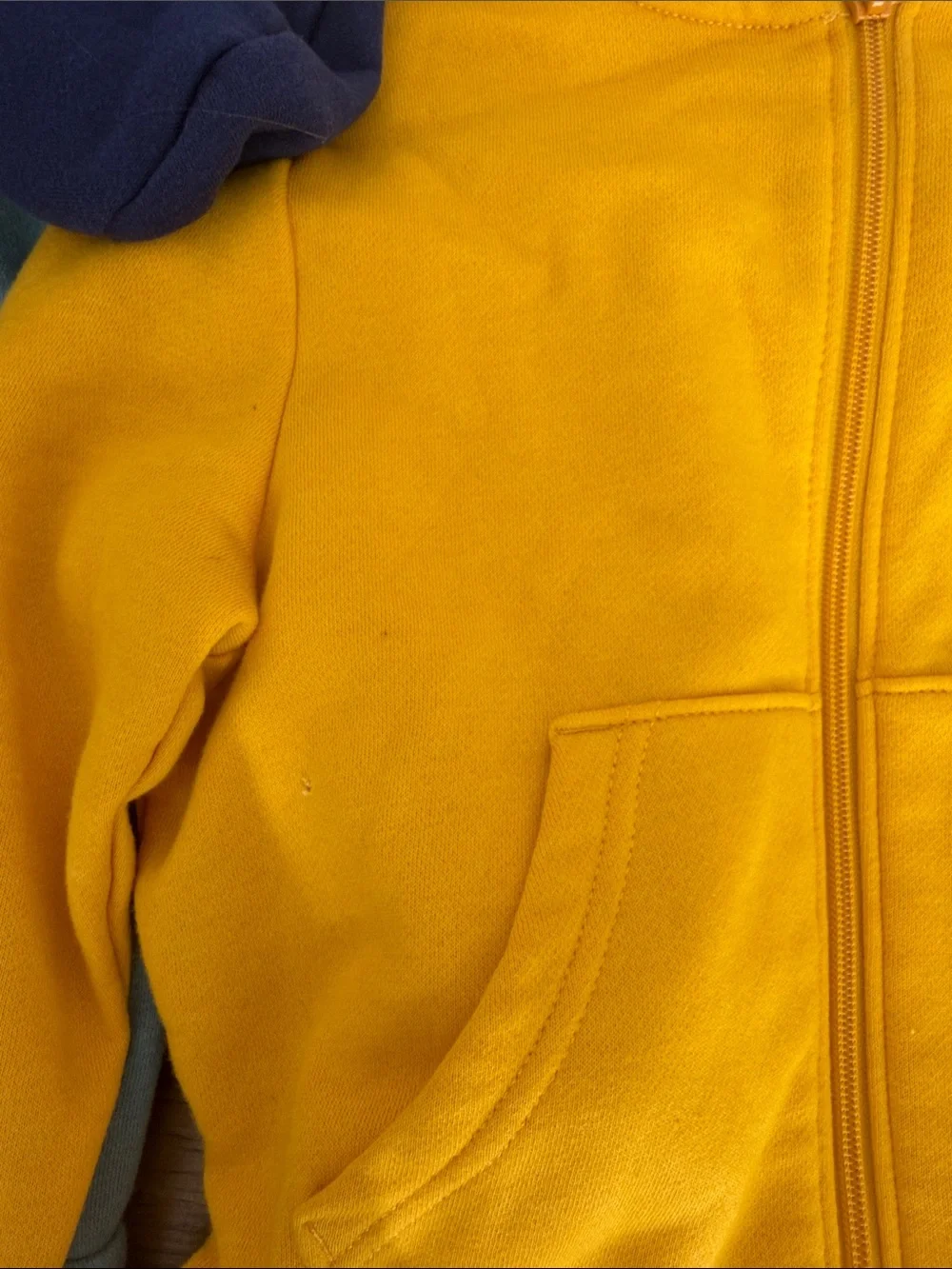 Old Navy Full-Zip Hoodies in Navy, Mustard & Sage